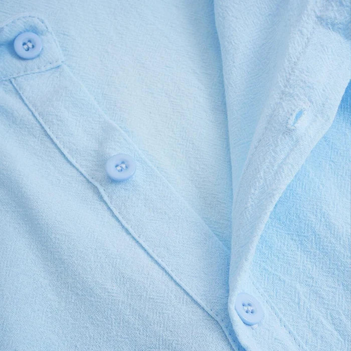(COMPRE 1 LEVE 2) Camisa de Linho Premium Masculina + BRINDE